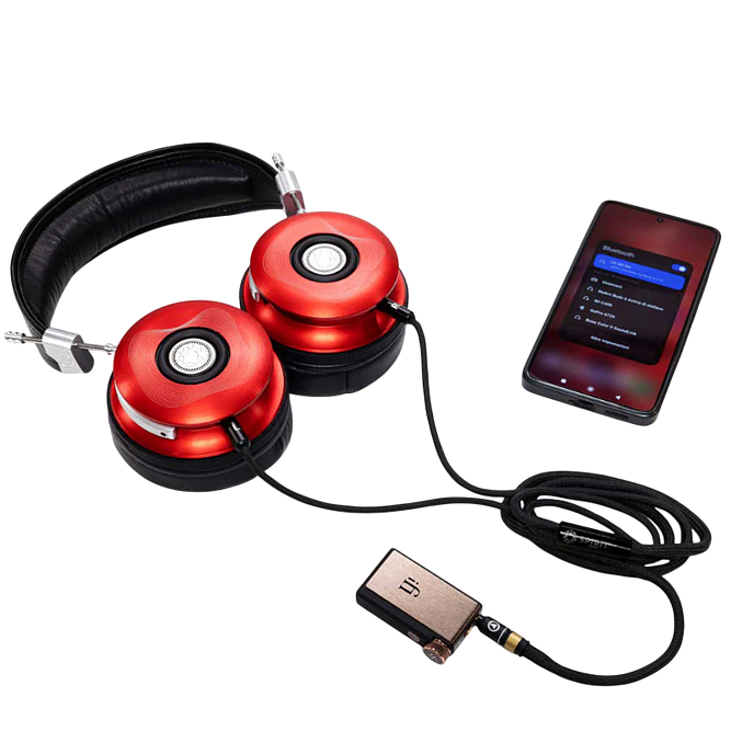 High End headphones Spirit Radiante Wave Red Black - img.5