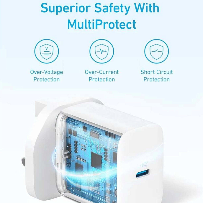 Battery charger Anker 312 20W (A2347) UK Plug White - img.2