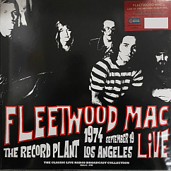 Vinyl Record Fleetwood Mac – Live (The Record Plant Los Angeles 1974 19th September) (Limited Edition, Red Marble) LP