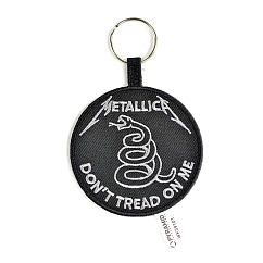 Souvenir Pyramid Metallica Dont Tread On Me (Woven Keychain) Black