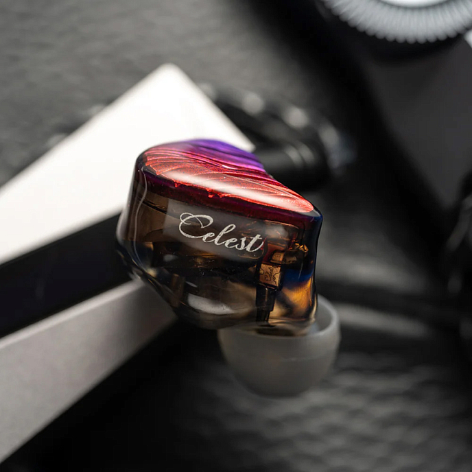 In-ear headphones Celest IgniteX Beast Golden Red Detachable Mic USB-C - img.4