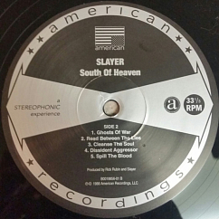 Vinyl Record Slayer - South Of Heaven LP