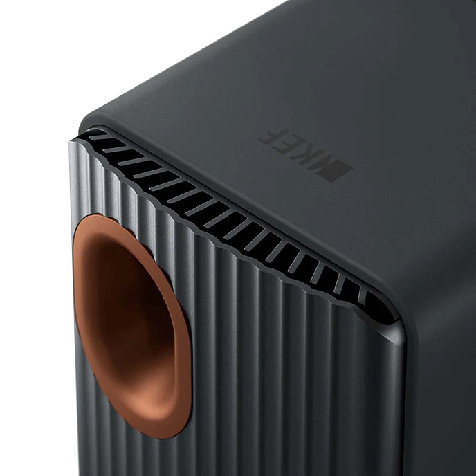 Bookshelf speakers KEF LS50 Wireless II Carbon Black + KEF Kube 8B + KEF S2 Floor Stand - img.5