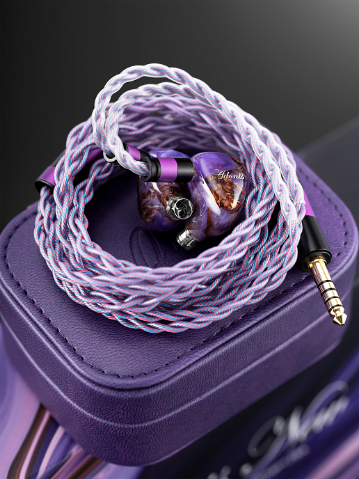In-ear headphones Queen Of Audio Adonis New Purple - img.5