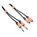 Cable Bespeco SLY2JR300 2x6.3mm - 2xrca 3.0m - img.0