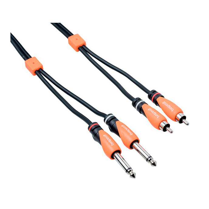 Cable Bespeco SLY2JR300 2x6.3mm - 2xrca 3.0m - img.0