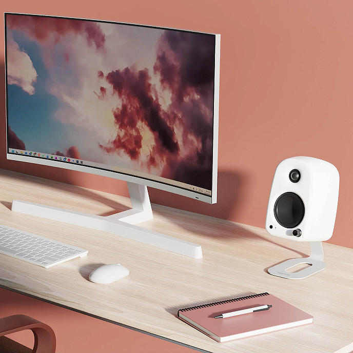 Bookshelf speakers Kanto UKI Chalk Matte White - img.10
