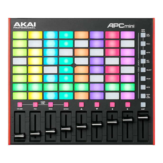 MIDI Keyboard AKAI PRO APC Mini MK2 Black Red - img.0