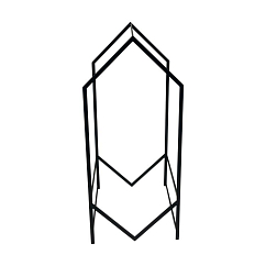 Vinyl record stand MJI Audio Vinyl Records Holder R25G