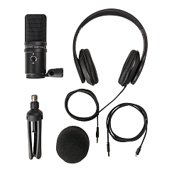 Microphone for streaming and gaming Zoom ZUM-2 PMP Black