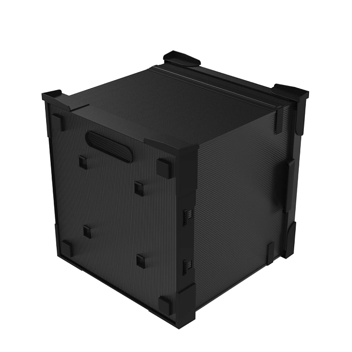 Vinyl Storage Box HumminGuru FlexiCube LP Storage Box Black - img.3
