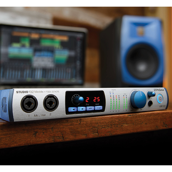 Audio interface PreSonus Studio 192 Mobile Silver Blue - img.2