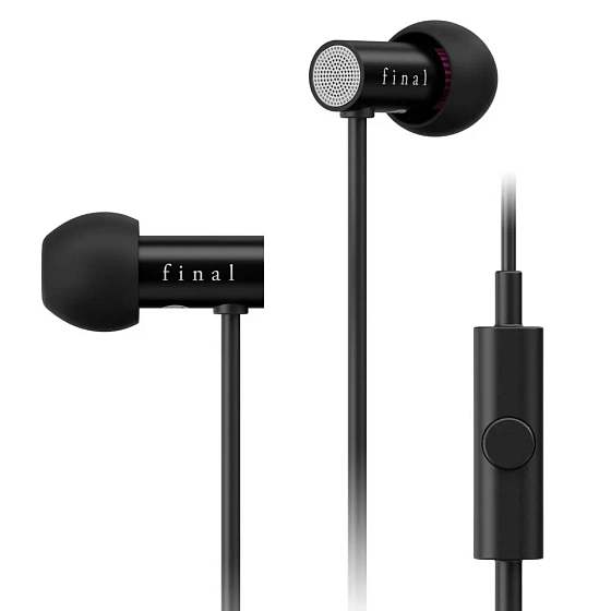 In-ear headphones Final Audio E2000C with Mic Matte Black - img.0