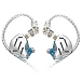 - img.0 In-ear headphones KZ ZAX with Mic Silver - img.0