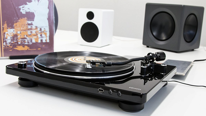 Turntable Denon DP-450USB Black - img.9