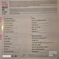 Vinyl Record Billie Holiday – Greatest Hits (The Queen Of Jazz) - 2LP