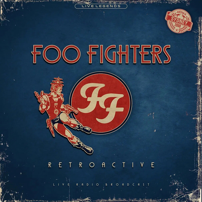 Vinyl Record Foo Fighters - Retroactive (Live Radio Broadcast) (Blue) LP - img.0