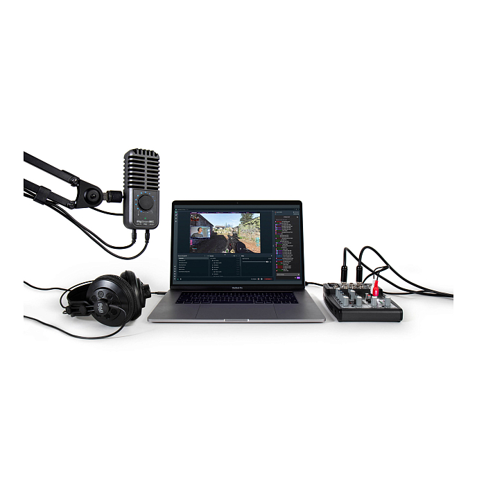 Microphone for streaming and gaming IK Multimedia iRig Stream Mic PRO Black - img.4
