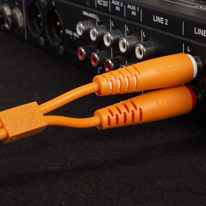 Cable UDG Ultimate Audio Cable Set 2RCA - 2RCA Straight 1.5m Orange - img.3