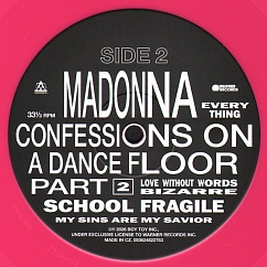 Vinyl Record MADONNA Confessions II (Neon Pink) LP