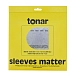 Vinyl Record inner sleeves Tonar 7 45 RPM INNER SLEEVES ROUND BASE - img.1