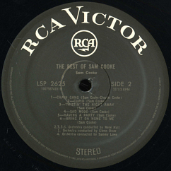 Vinyl Record Sam Cooke - The Best Of LP