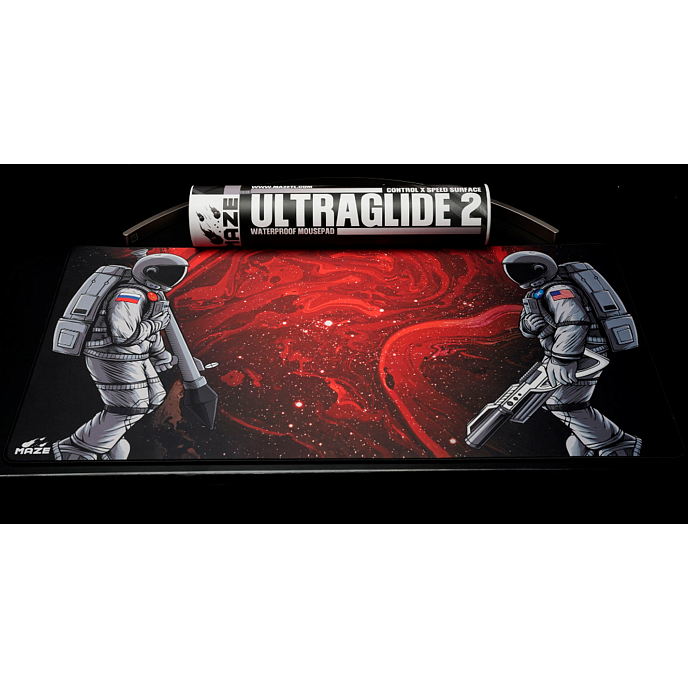 Mouse pad Maze ASTRO WAR Red 2XL - img.1