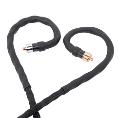 Cable HeadMade IEM Premium MMCX - 4.4mm Black 1.2m
