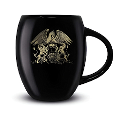 Pyramid Queen Gold Crest (Oval Mug) Black