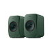 Bookshelf speakers KEF LSX II LT Sage Green + KEF P1 Desk Pad Silver - img.1