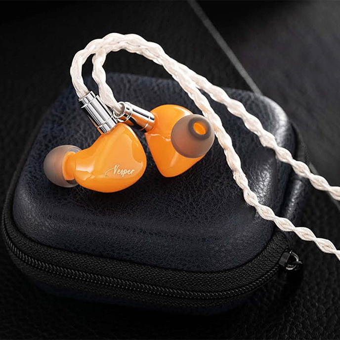 In-ear headphones Queen Of Audio Vesper 2 Yellow - img.1
