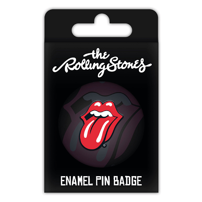 Souvenir Pyramid The Rolling Stones (Tongue and Lips Logo) Pin Badge - img.0