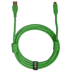 Cable UDG Ultimate Audio Cable USB-C - USB-A Straight 1.5m Green