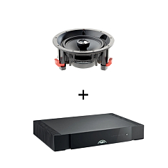Kit Focal 100 ICW 6 Black (8 PCs) + Naim CI-NAP 108 Black
