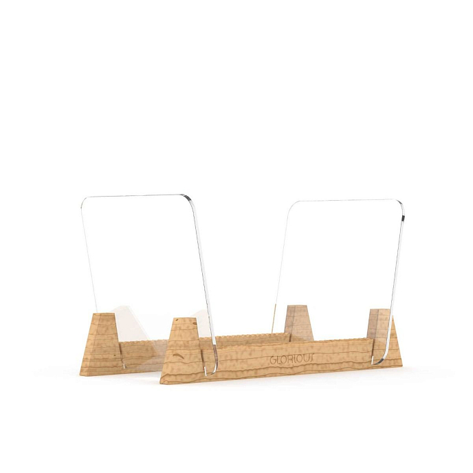 Vinyl record stand Glorious Record Stand 75 Light Wood - img.0