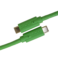 Cable UDG Ultimate Audio Cable USB-C - USB-C Straight 1.5m Green