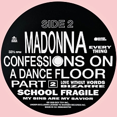 Vinyl Record MADONNA Confessions II (Baby Pink) LP