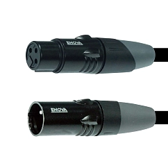 Cable ENOVA EC-A1-XLFM-15 Black XLR(f) - XLR(m) 15m