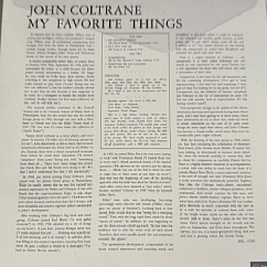 Vinyl Record John Coltrane - My Favorite Things (Blue) LP