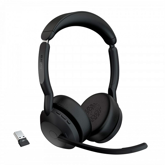 Headset Jabra Evolve2 55 Link380a MS Stereo Black - img.0