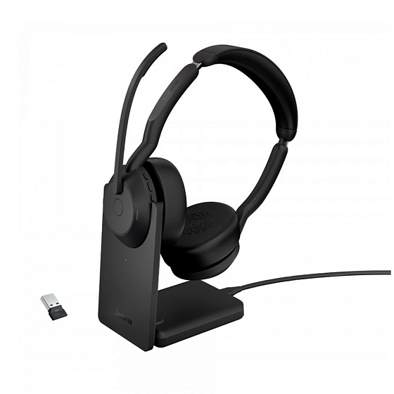 Headset Jabra Evolve2 55 Link380a MS Stereo Stand Black - img.0