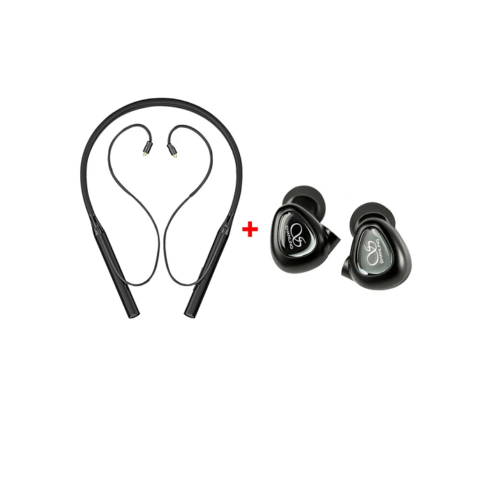 Wireless Headphones Shanling MW200 (MMCX) + Shanling ME80 Black - img.8