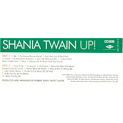 Сassette Tape Shania Twain - Up!