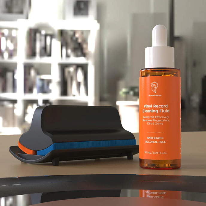 Vinyl record cleaning set HumminGuru I-Brush Vinyl Record Cleaning Kit - img.5