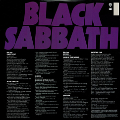 Vinyl Record Black Sabbath - Master Of Reality LP