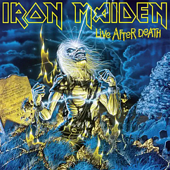 Vinyl Record Iron Maiden - Live After Death (Yellow & Blue) (RSD) - 2LP