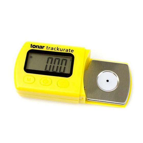 Tonearm Scale Tonar Trackurate Electronic Stylus Pressure Gauge yellow - img.0