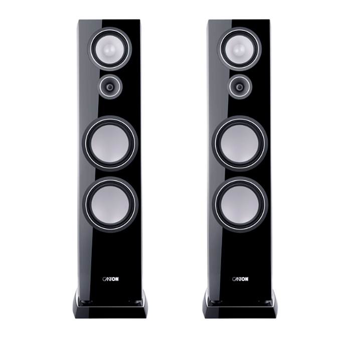 Floorstanding Speakers Canton Vento 100 Black High Gloss (Pair) - img.0