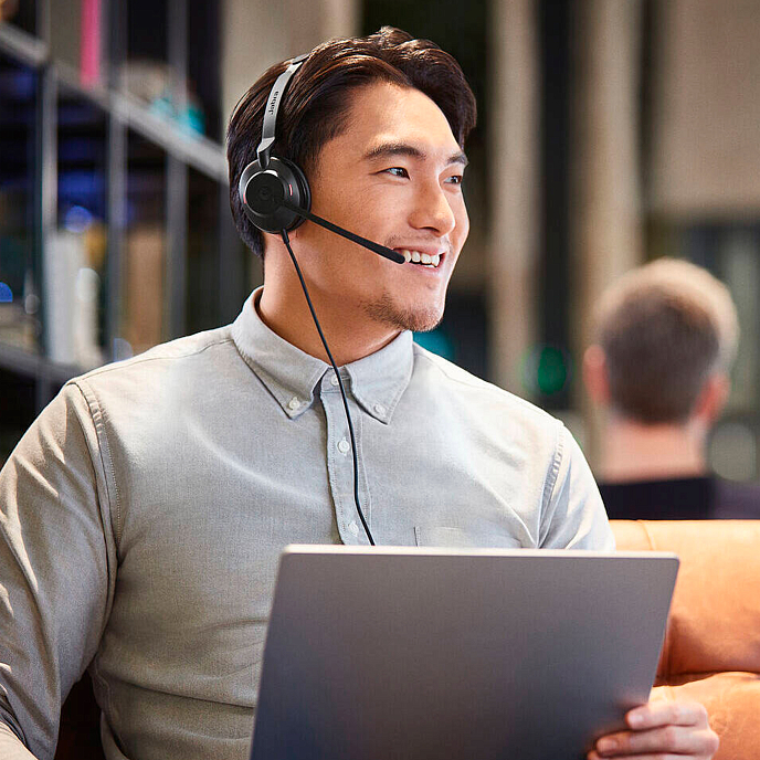 Call Center Headset Jabra Evolve 30 II Stereo UC Black - img.3