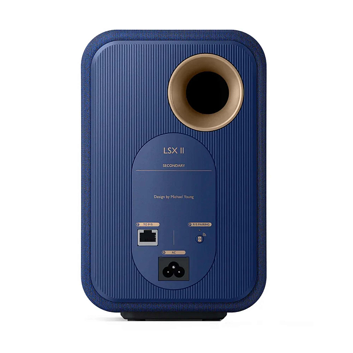Kit KEF LSX II Cobalt Blue + KEF S1 Floor Stand Cobalt Blue - img.4